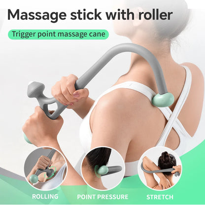 EVA 360° Trigger Point For Pain Relief,Portable Manual Shoulder Massager,Suitable for Fitness,Which Can Be The Perfect Gift
