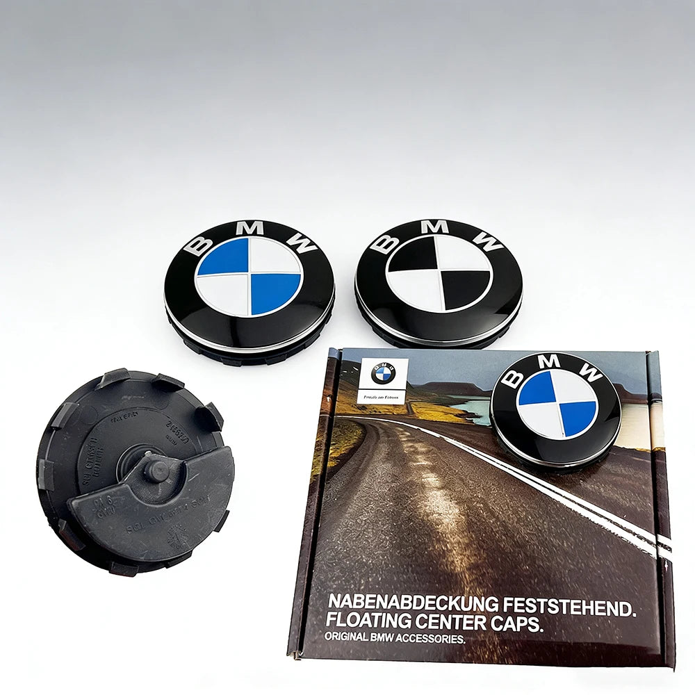 4PCS 56mm 68mm Car Floating Wheel Center Hub Cap Badge wheel For BMW X1 X3 X5 E39 E46 E90 F20 E60 F30 E36 F10 E87 E70 E91
