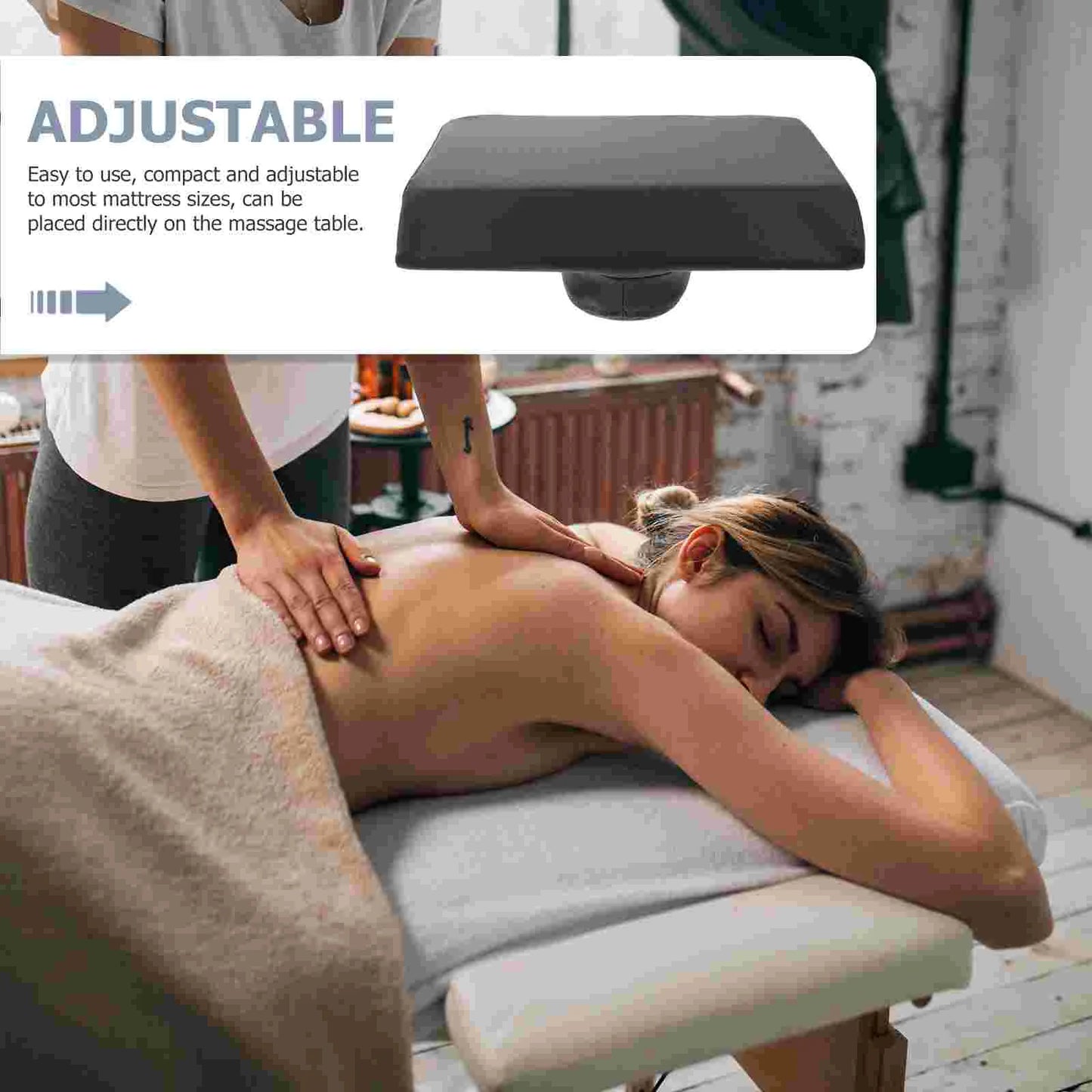 1 set Massage Headrest Pillow Face Bed Rest Ergonomic Neck Support Sponge Beauty Salon Cushion Head Bracket For Table Bolster