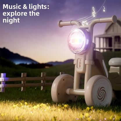 New children's balance bike, walker, or ride-on toy – 4-wheeled ride-on for ages 1–3 – a perfect gift for little ones