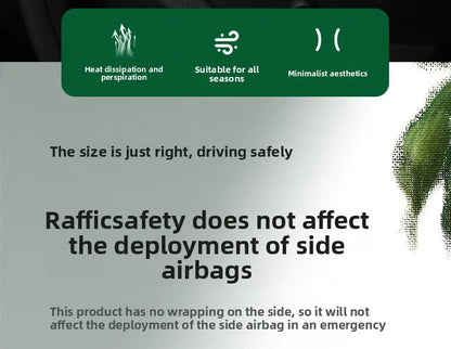 Universal Linen Car Seat Cover Four Season Auto Flax Comfortable Breathable Anti-Slip Covers Cushion SUV Car Seat Protection