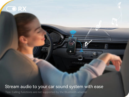Joyroom Car Bluetooth 5.4 Receiver Transmitter 2-IN-1 AUX Car Bluetooth Adapter With LED Display TX/RX Dual Mode