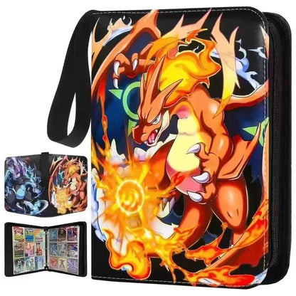 Pu Zipper Photo Album File Card Bag 400pcs & 900pcs Binder Pokemon Card Album Collection Book Anime Figure Album Birthday Gift