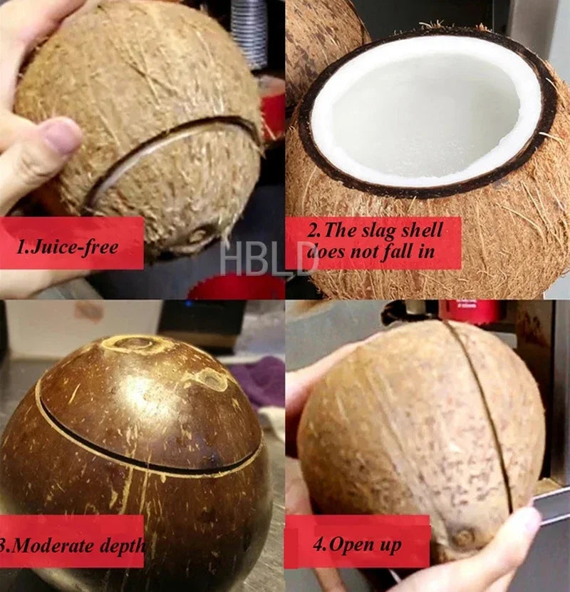 Electric Portable Multifunctional Coconut Cutting Machine Hotel Lid Opener Tool for Kitchen And Food Service