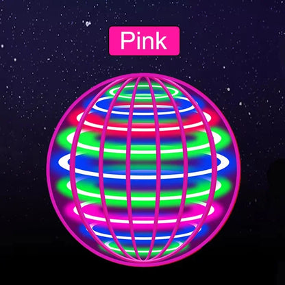 Flying ball, automatic spinning ball, LED dazzling lights, floating magic, fan, UFO flying machine, toy, gift, game, sports ball