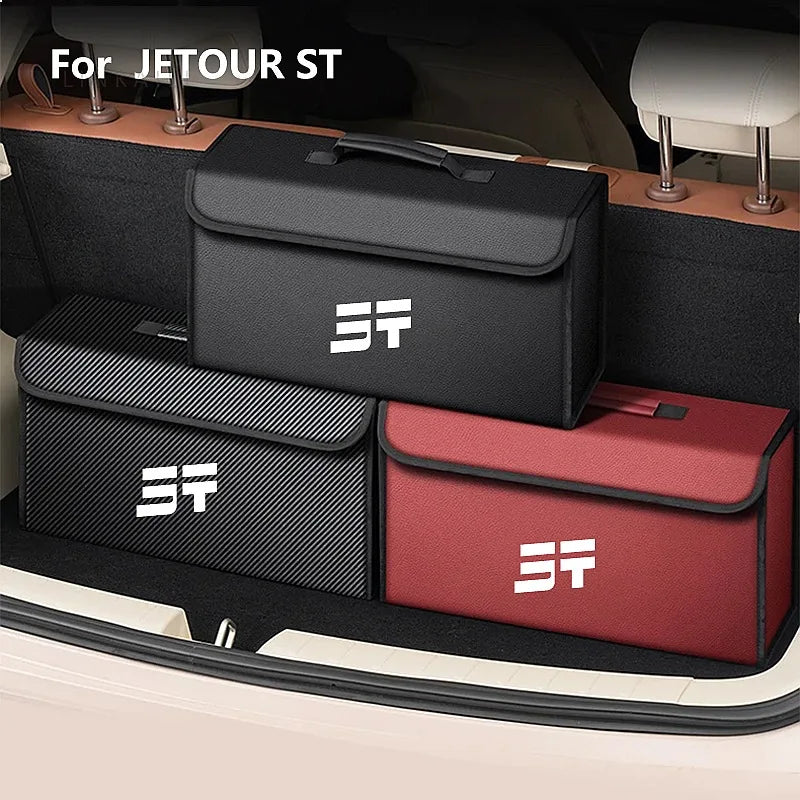 Suitable for Jietu ST T2 T3 X70 X70SM X95 DASHING 2024 2025 2026 car trunk storage box foldable storage bag accessories