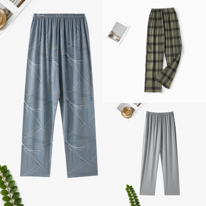 Pajama Pants Men's Pants Autumn and Winter 2025 New Loose Pants Printed Spring & Fall Home Pants