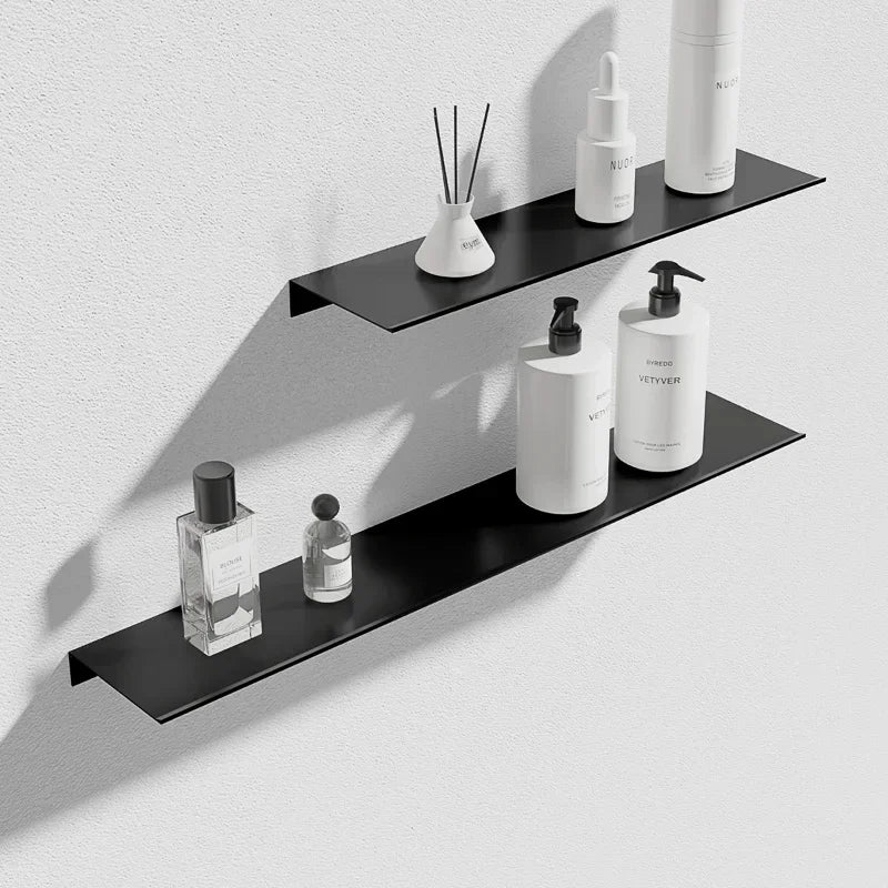 Bathroom Shelf Organizer Wall Mount Shower Shampoo Soap Cosmetic Shelves Kitchen Storage Rack Holder Bathroom Accessories