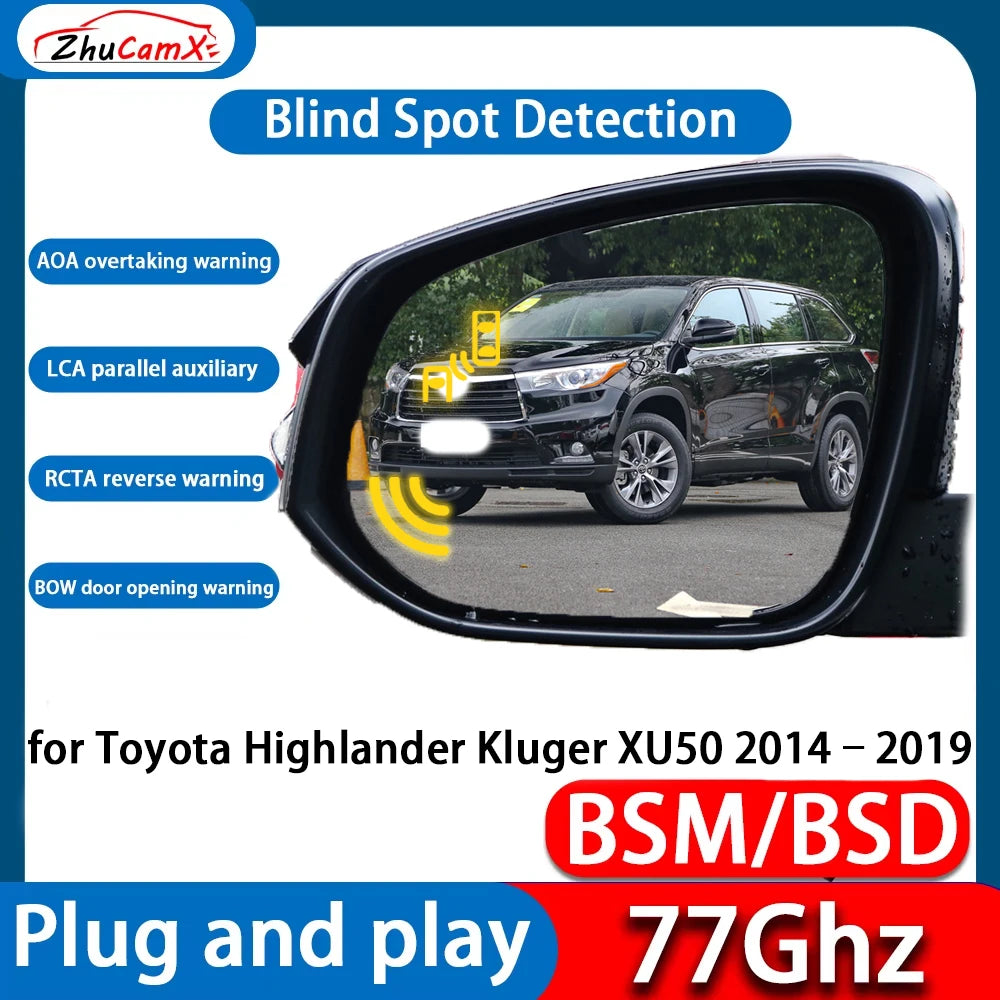 ZhuCamX DSM BSD Blind Spot Detection Monitoring Ultrasonic Warning Lane Assist System