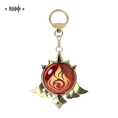 Sunsyea Genshin Impact Official Merch miHoYo Original Authentic Eyes of God Keychain Mondstadt Liyue Inazuma