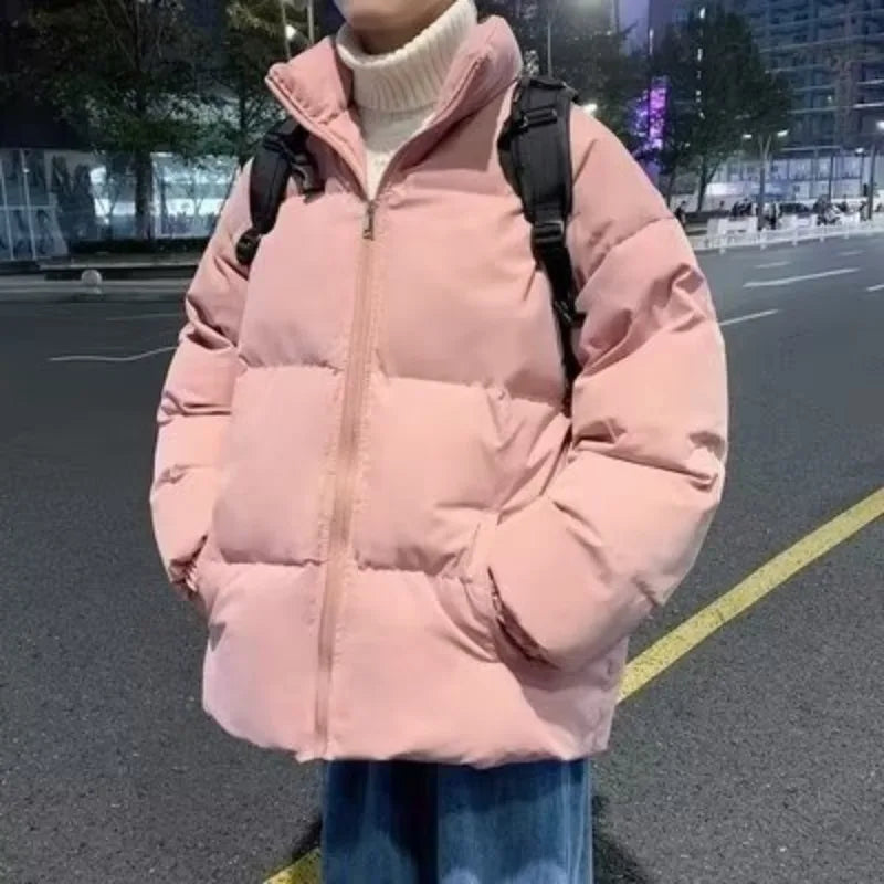 Semir Down Jacket Men's 2025 Winter New Three proof Short Couple Bread Jacket Warm and Comfortable Thick Coat
