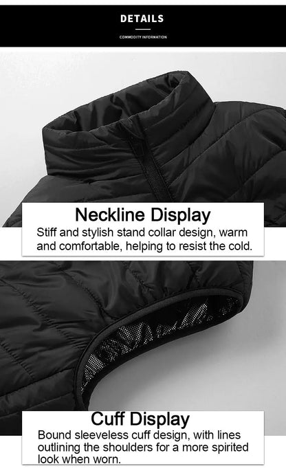 Extra Extra Large11 Area Heating Vest Winter Women Climbing Heating Coats Outdoor Trekking Heating Apparel （Not Power Bank）