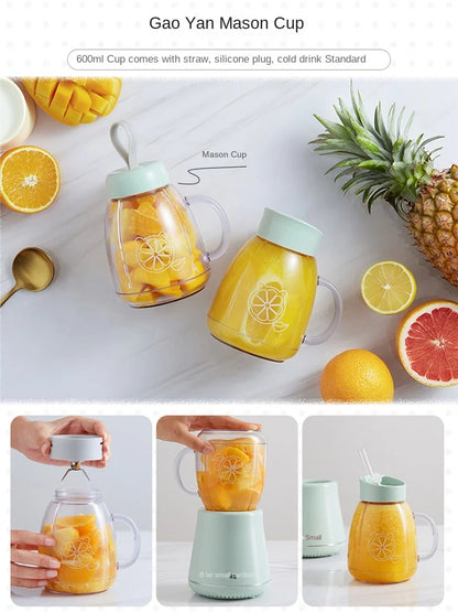 Bear Blender Juicer Portable Household Automatic Multi-Function Food Processor Small Electric Juice Extractor Juicer Cup