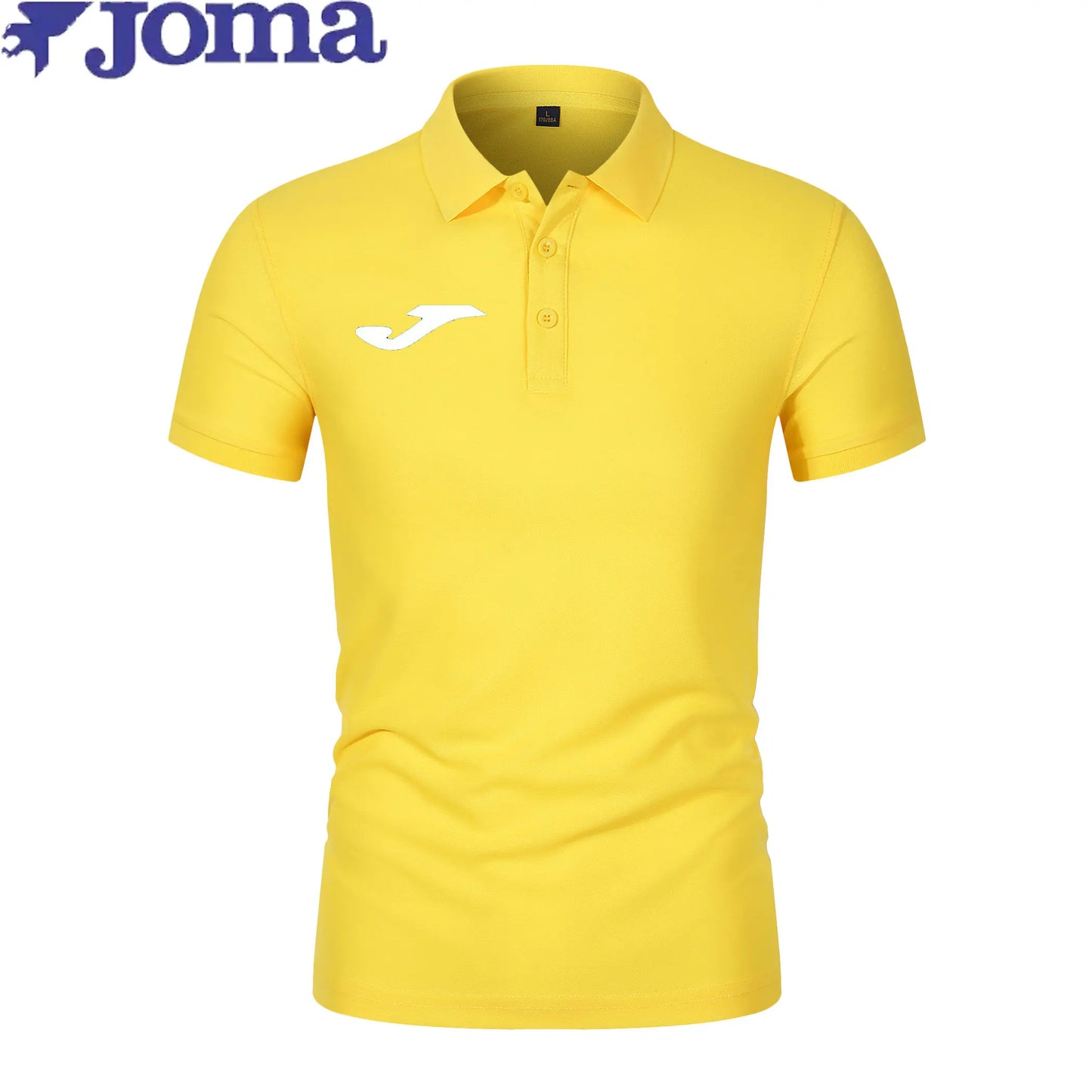 The 2026 new joma brand men's short-sleeved Polo shirt features fashionable prints, a classic, casual and well-fitting solid-col