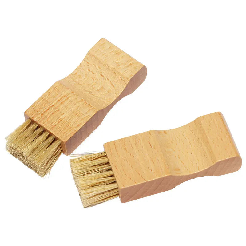 Soft Bristle Horse Hair Shoe Brush for Polishing Shoe Oil Cleaning Brush for Leather Shoes Cleaning Tools