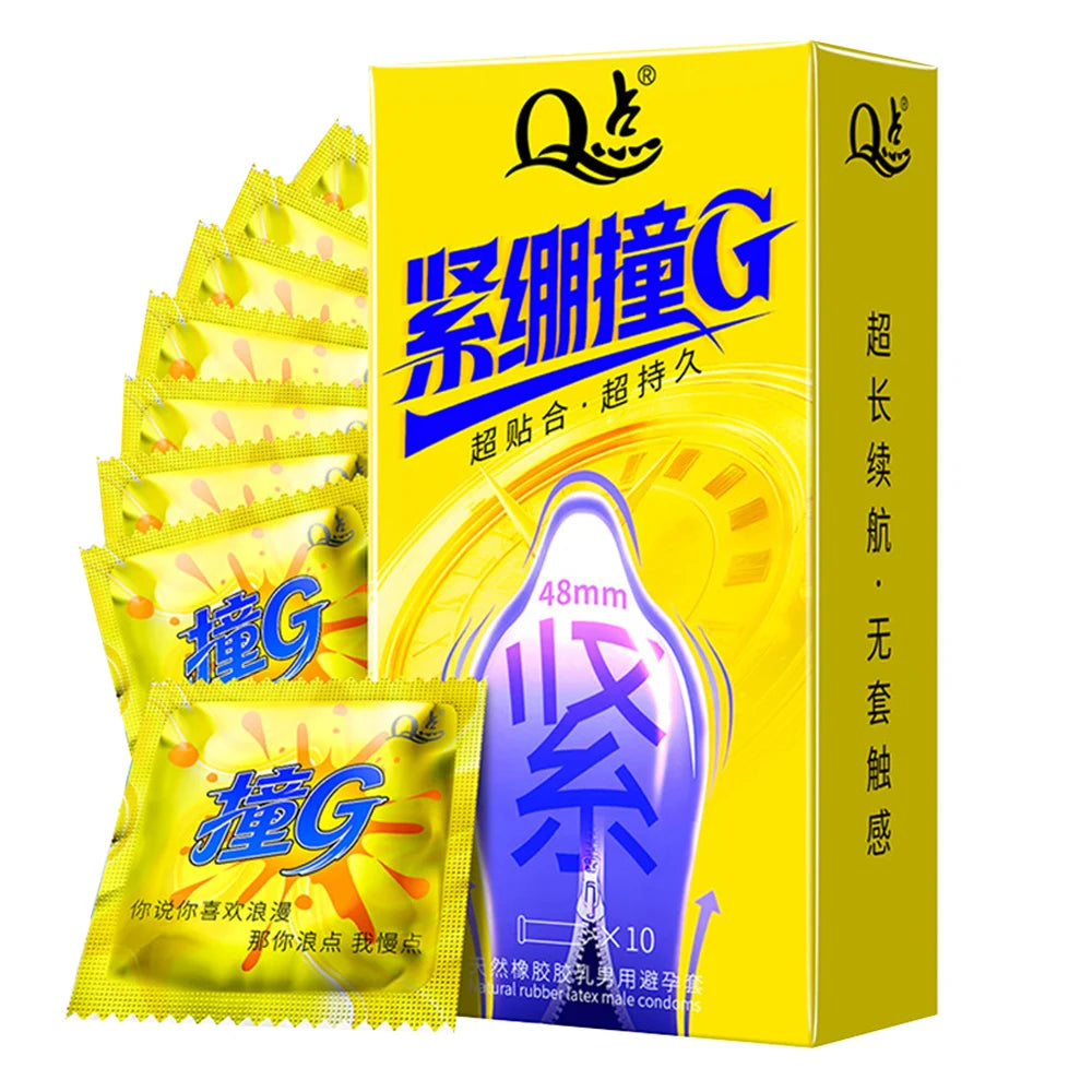 48mm Small Fits Condom for Male Long-lasting Ultra-thin Penis Sleeves Delayed Ejaculation Sex Toys  Adults Sexual Product