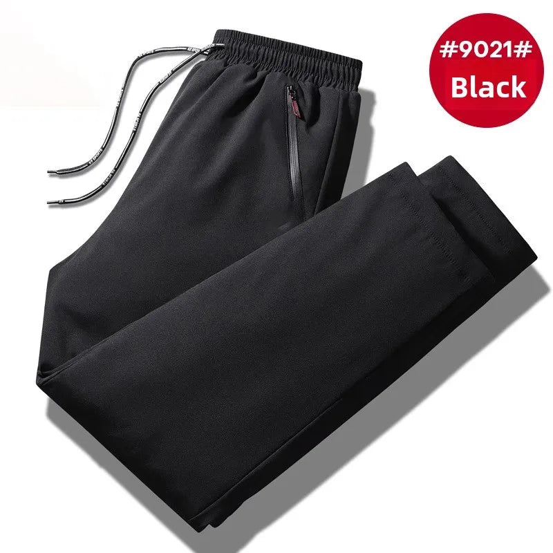 TUCANO Men's Thickened down Cotton Pants Outdoor Winter Sports Wearable Long Trousers Youth Casual Straight Leg Multi Pocket