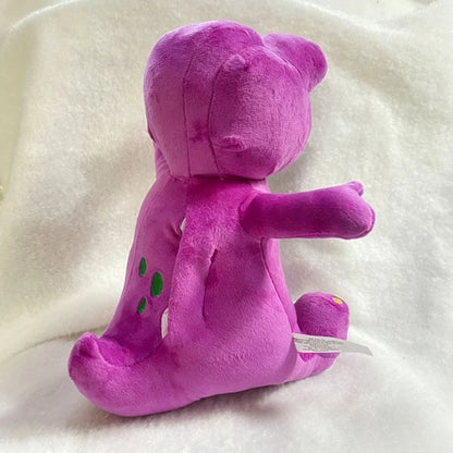 25/30cm Barney Dinosaur Plush Toy Anime Stuffed Music Animal Monster Dinosaur Horror Doll Plush Pillow for Boys Birthday Gifts