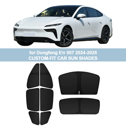 For Dongfeng Eπ 007 2024-2025 Windshield Sun Shade Side Window Shades Cover Sun Visor Shield Privacy Protection