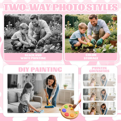 Kids Camera Children's Camera Can Take Photos Record Videos And Print New Style Instant Camera Gift For Girls Baby Camera Toy