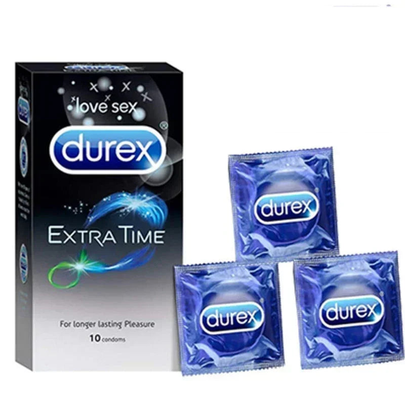 20/10pcs Durex Delay Ejaculation Spike Condoms Ultra Thin Factor Intimate Extra Lubricated Men Contraception Lasting Enlargement