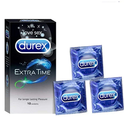 20/10pcs Durex Delay Ejaculation Spike Condoms Ultra Thin Factor Intimate Extra Lubricated Men Contraception Lasting Enlargement
