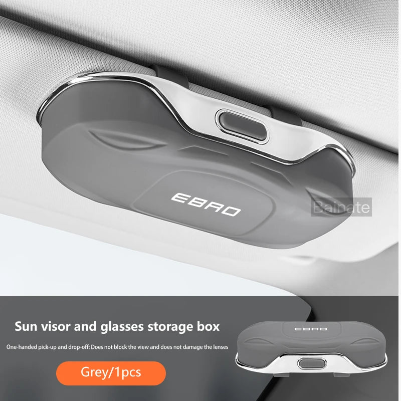 Car Glasses Box Sun Visor Glasses Holder For EBRO S700 EBRO S800 S400 2025 Shock-proof Eyeglasses Storage Case Car Accessories