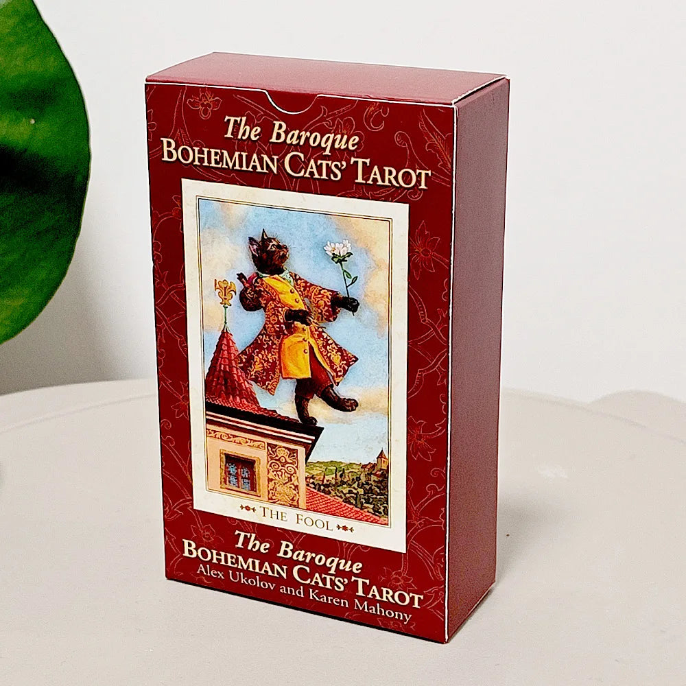The Baroque Bohemian Cats' Tarot Deck 78 Cards Baroque Cat Art Tarot Cards For Divination Oracle Deck For Cat Lovers