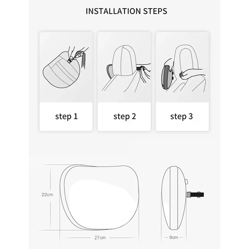 For Volkswagen Tiguan car headrests, soft universal adjustable car seat pillows, car neck pillow cushions, car accessories