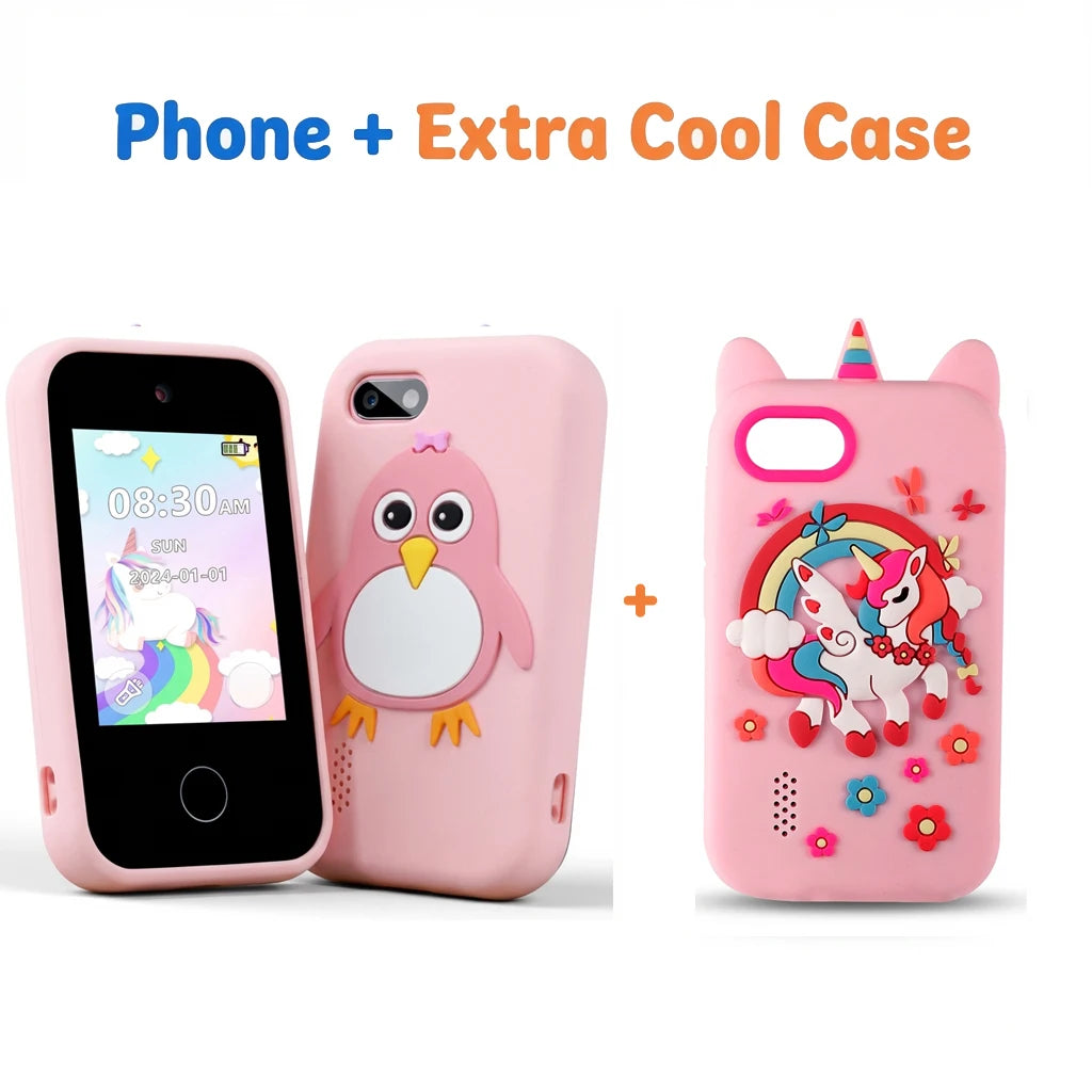 Children Smart Phone Camera Kids Toys Touchscreen Unicorn Mobile MP3 Player Digital Camera Educational Toys for Girl Boy