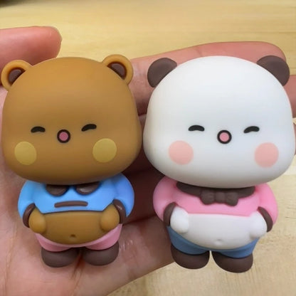 Cute Bubu Dudu Desktop Ornaments Yier Panda Bear Anime Figures Car Accessories Home Decoration Home Decor Cartoon Figurines