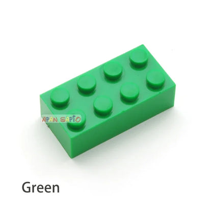 300pcs 2x4 Dot DIY Building Blocks Thick Figures Bricks Educational Creative Size Compatible With 3001 Plastic Toys for Children