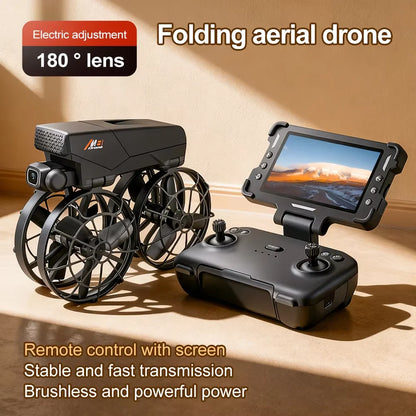 New Drones M8 GPS 8K HD Dual Cameras 360° FPV 5G WIFI Brushless Motor Obstacle Avoidance Foldable Quadcopter for Aerial Boy Toys