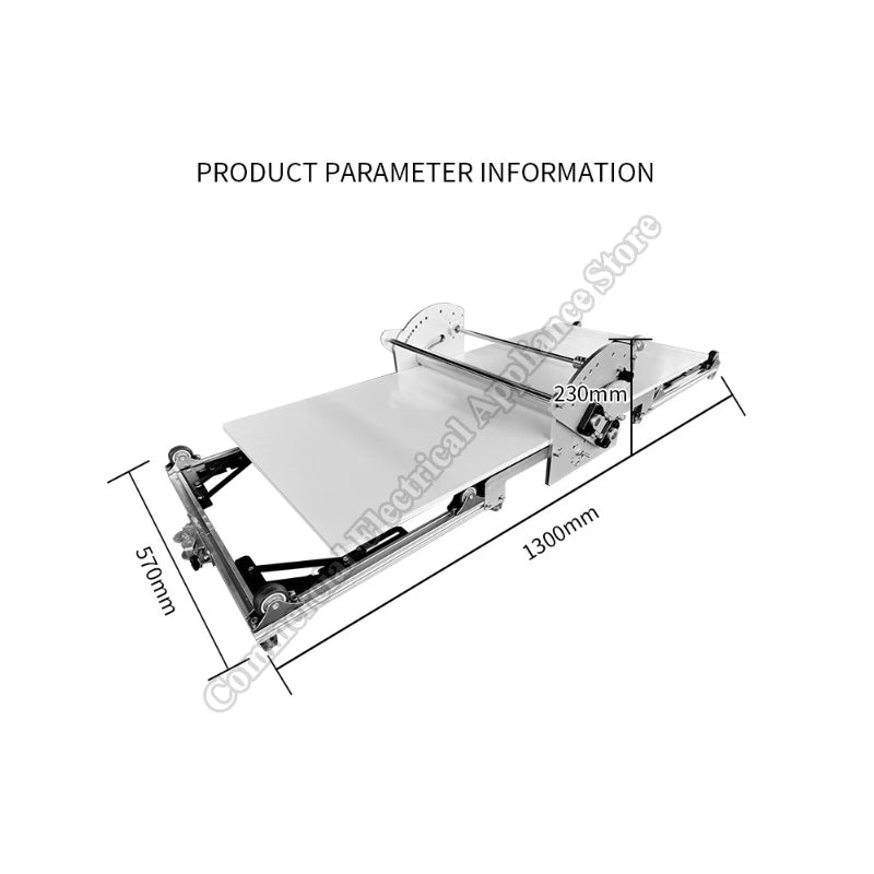 Electric Pastry Sheeter Home Use Desktop Danish Pastry Laminator Small Folding Dough Sheeter