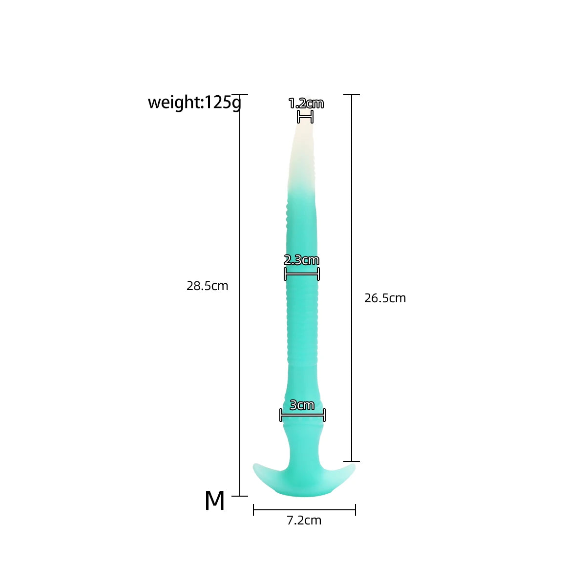 AnalLarge Tentacles Anal Plug Adult Masturbation Toy in Four Sizes, Soft and Safe Liquid Silicone Material, G-spot Anal Stimula
