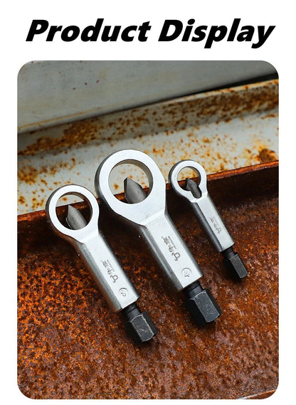 Nut Screw Splitter Set Remover Tools,Rusted Nut Breaker,Steel Nut Remover Extractor,Manual Pressure Nut Cracker Metal Splitter