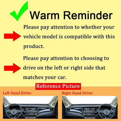 For Hyundai Tucson TL 2015 2016 2017 2018 Car Dashboard Avoid Light Pad Instrument Platform Desk Cover Non-Slip Mat Accessories