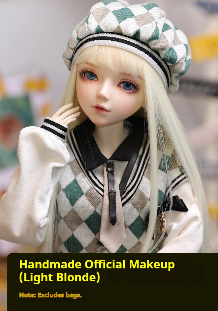 Menghan Bjd Doll Ball Jointed Doll One Third Scale Realistic Fashion Clothes Collectible Handmade Art For Adult Collectors
