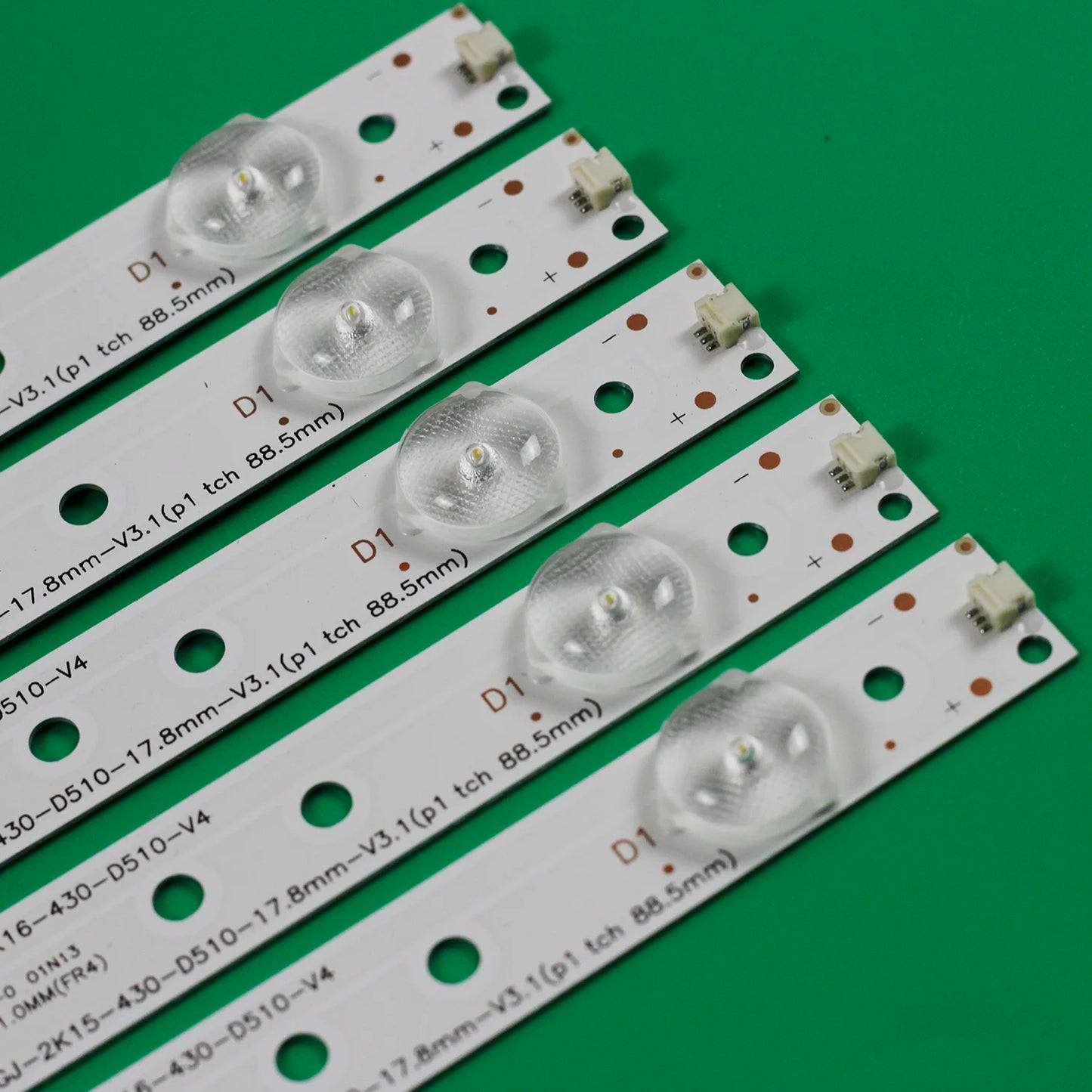 5pcs/lot 10leds LED backlight bar for 43" TV 43CH6000 le43s5970 TPT430US TPT430H3 LB-PF3528-GJD2P5C435X10-B GJ-2K16-430-D510-V4