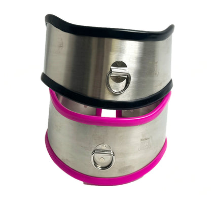 LILUPLAY New Stainless Steel Neck Collar Bdsm Bondage Lockable Chastity Belts Fetish Dog Collar Neck Harness Collar Sex Toys