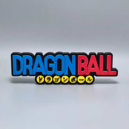 Dragon Ball Logo Standing Plaque 3d Printed Creative Anime Model Fridge Magnet Home Desk Decor For Anime Collectors