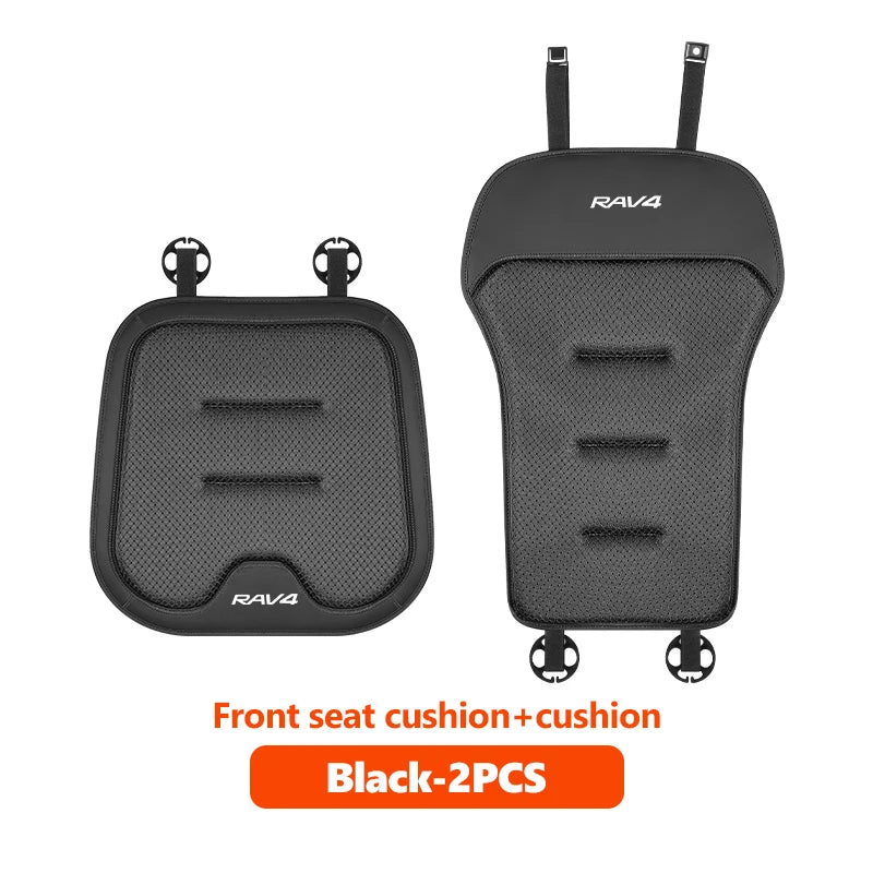 Car Seat Cover Ice Silk Backrest Cushion Rearseat Protector Mat For Toyota RAV4 20 30 XA30 2007 2009 2010 2011 2012 2013 2006
