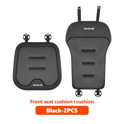 Car Seat Cover Ice Silk Backrest Cushion Rearseat Protector Mat For Toyota RAV4 20 30 XA30 2007 2009 2010 2011 2012 2013 2006