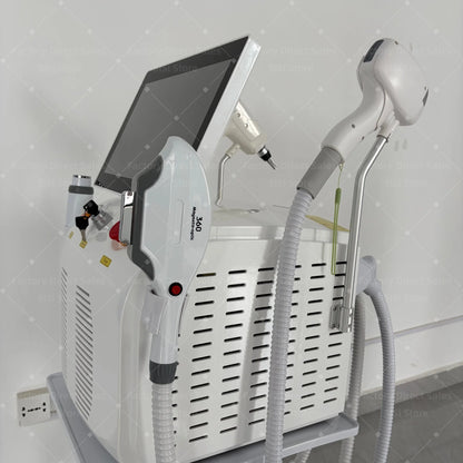 4in1 Laser Diode Ice Platinum Hair Removal Machine 755 808 940 1064nm 4 Wavelength ND:YAG Machine Painless Hair Removal