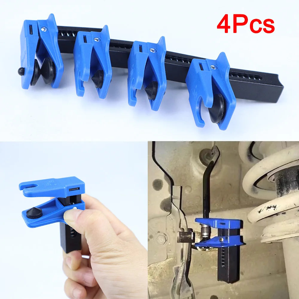 Car Brake Oil Clamp Pipe Plug Tool 4Pcs Leak Proof Brake Lines Stoppers Prevent Oil Spills Automotive