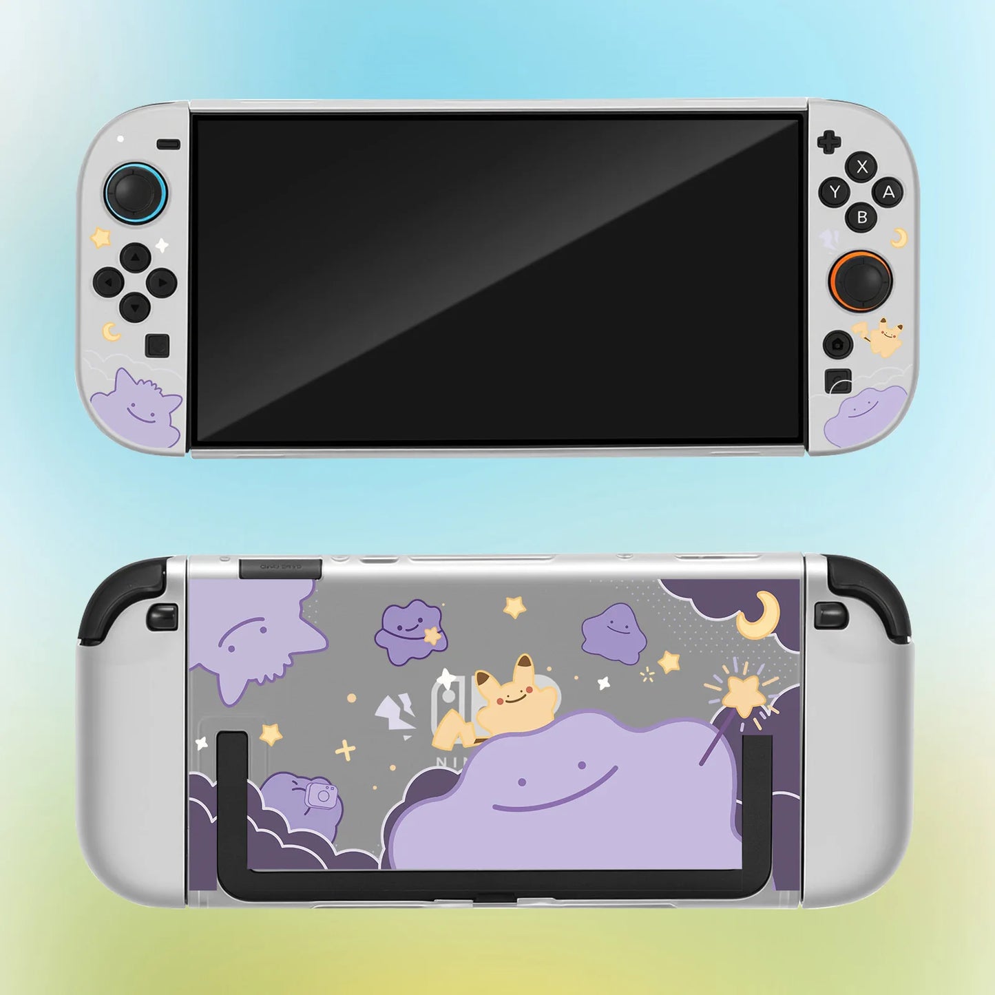 Hot Switch 2 Matte Hard Shell Protective Case Ditto Pattern For Ns 2 Joy Con Handheld Game Console Accessories Periphery