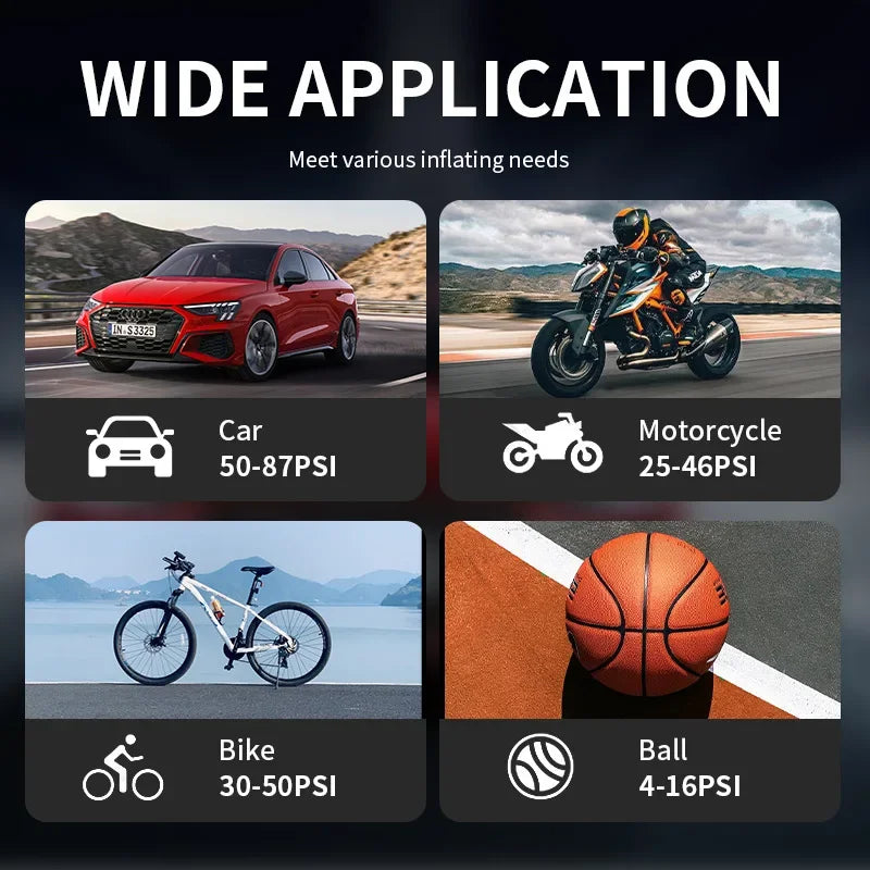 2000A Portable Power Station: Car Jump Starter with 180PSI Air Pump, Dual USB Power Bank & Emergency Booster Kit.