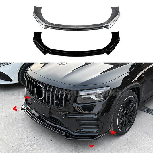 For 2024+ Mercedes Benz GLB X247 GLB220 GLB35 AMG Car Front Lip Spoiler Front Bumper Shovel Spoiler Exterior Body Kits