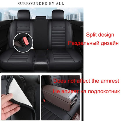 Full Coverage Pu Leather Car Seat Covers for AUDI All car models A3 Sportback A1 A4 A5 A6 A6L A7 A8 A8L Car Accessories