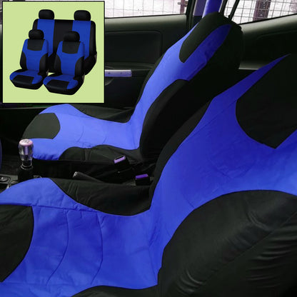 8Pcs Car Seat Covers Front Rear Headrest Protector Comfortable Fashion Seat Cover Protectors for Car SUV All Seasons Auto Parts